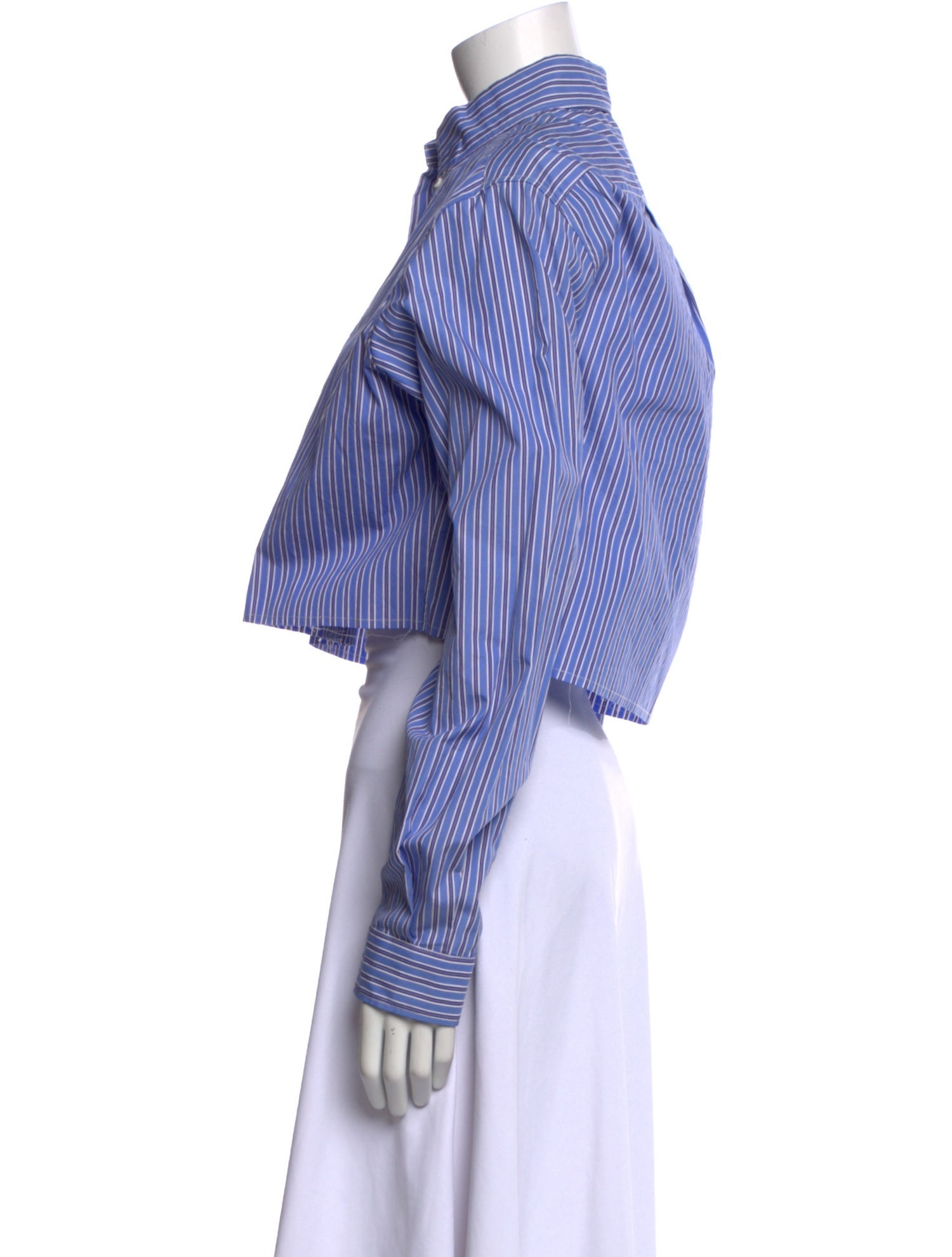 Miu Miu 2022 Striped Crop Top