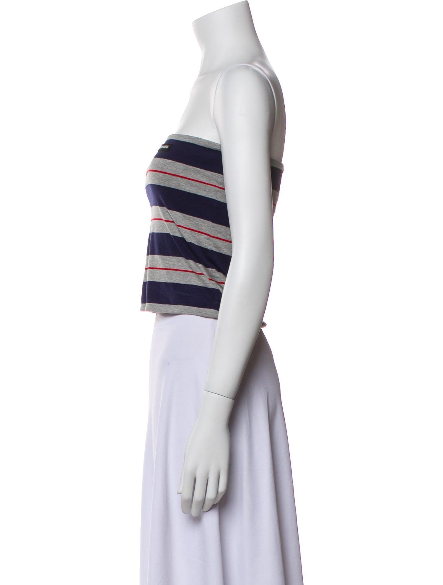 Miu Miu 2025 Striped Crop Top