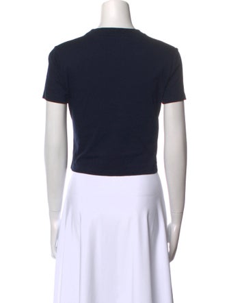 Miu Miu 2023 Graphic Print Crop Top