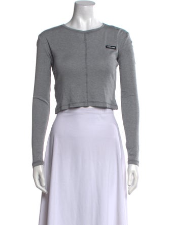 Miu Miu 2024 Silk Crop Top