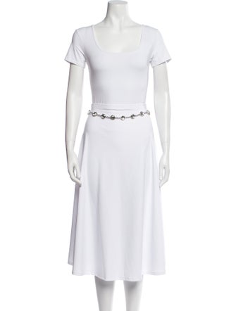 Miu Miu Wide Metal Waist Belt