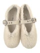 Miu Miu Shearling Mary Jane Flats