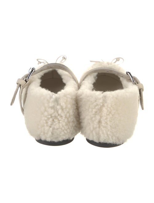 Miu Miu Shearling Mary Jane Flats