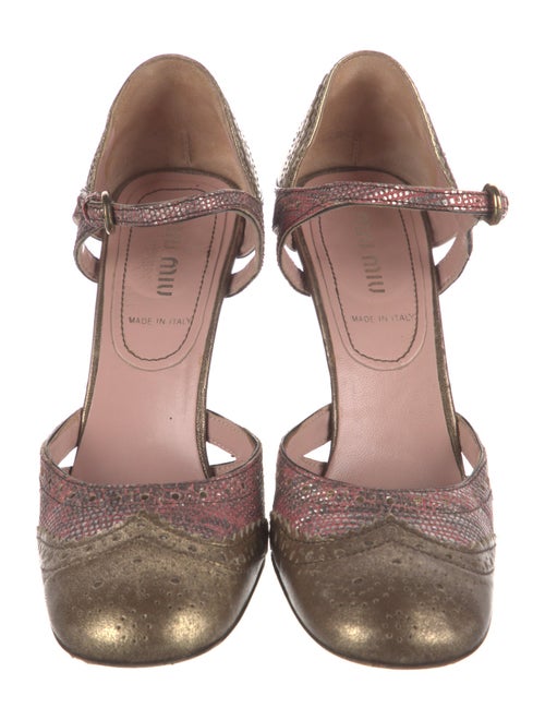 Miu Miu Leather D'Orsay Pumps