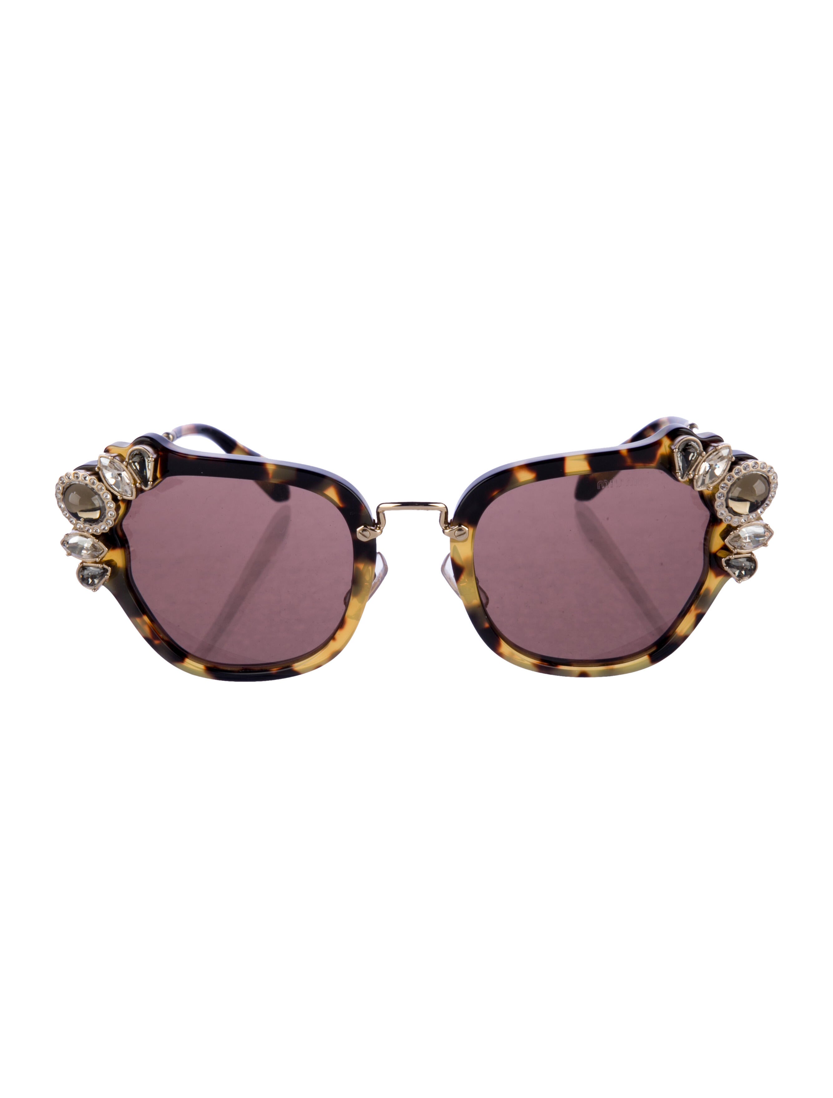 Miu Miu Cat-Eye Tinted Sunglasses