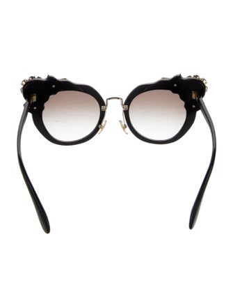 Miu Miu Cat-Eye Gradient Sunglasses