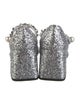 Miu Miu Glitter Chain-Link Accents Pumps
