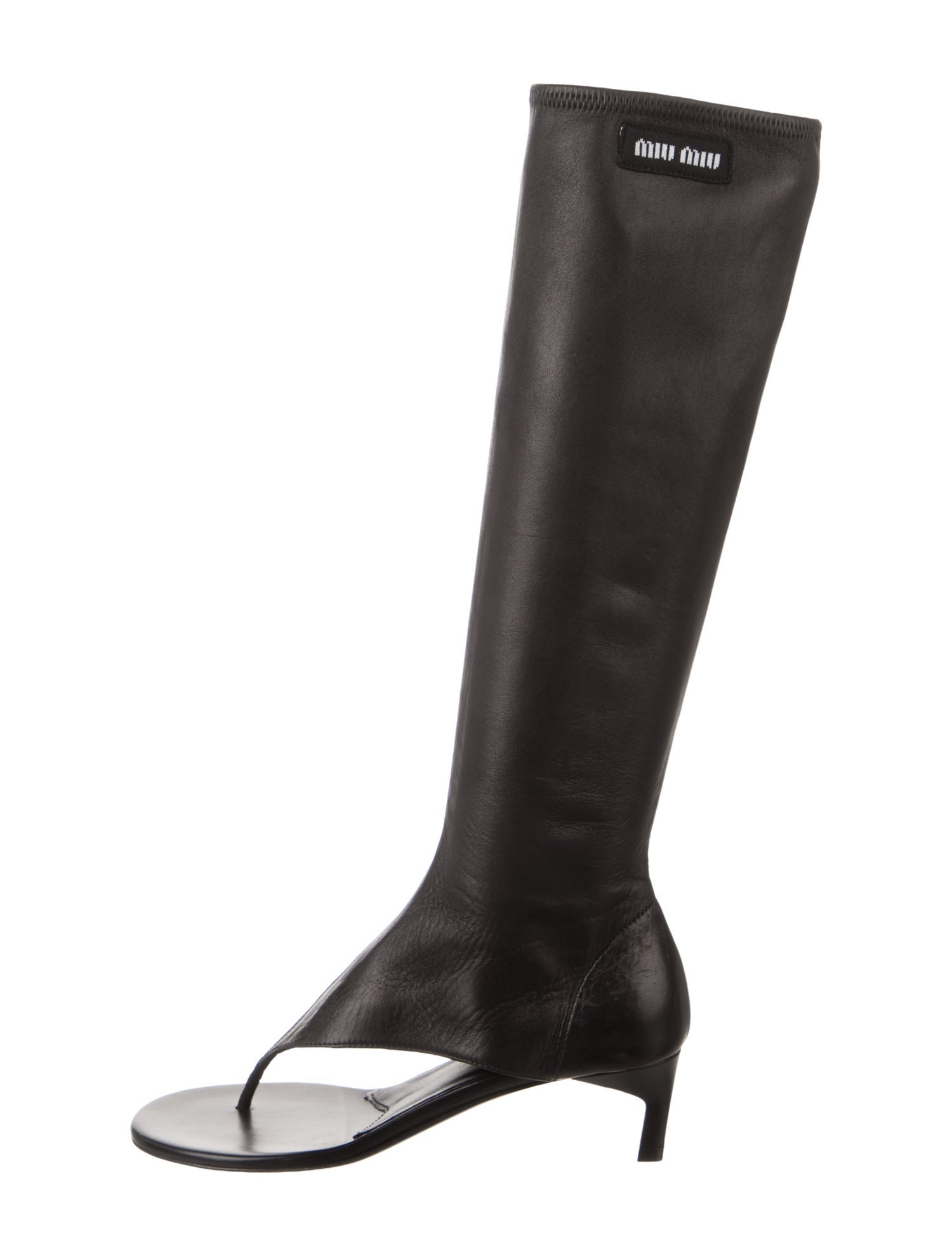 Miu Miu Leather Gladiator Sandals