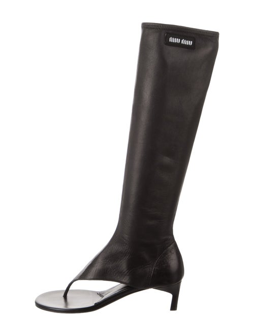 Miu Miu Leather Gladiator Sandals