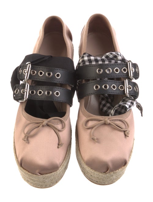 Miu Miu Satin Bow Accents Pumps