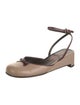 Miu Miu Leather Slingback Flats