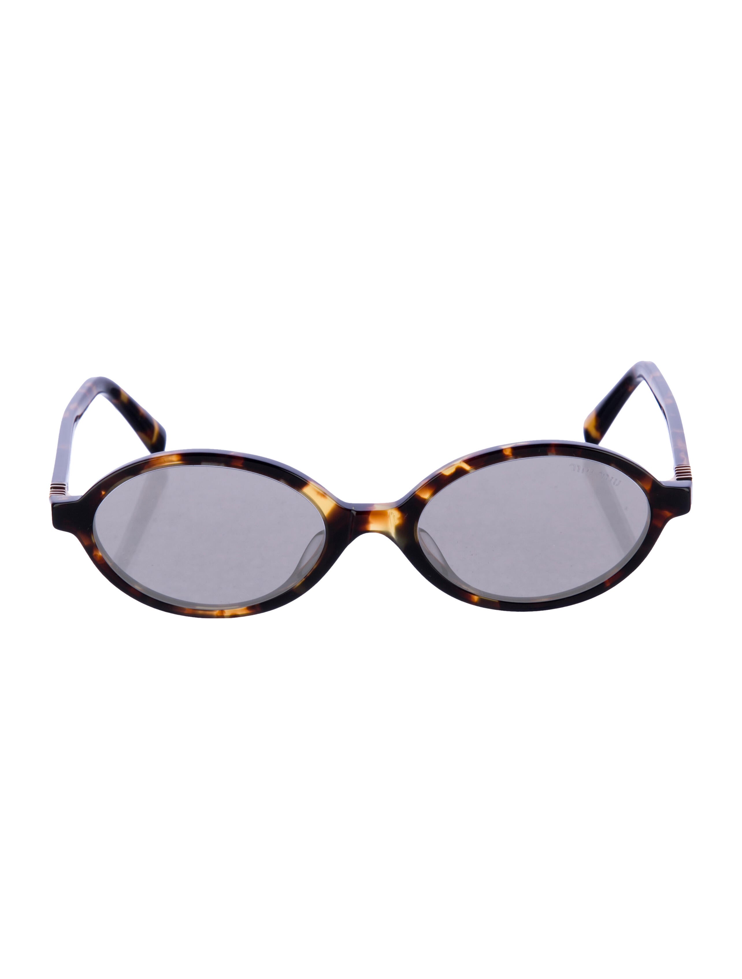 Miu Miu Round Tinted Sunglasses