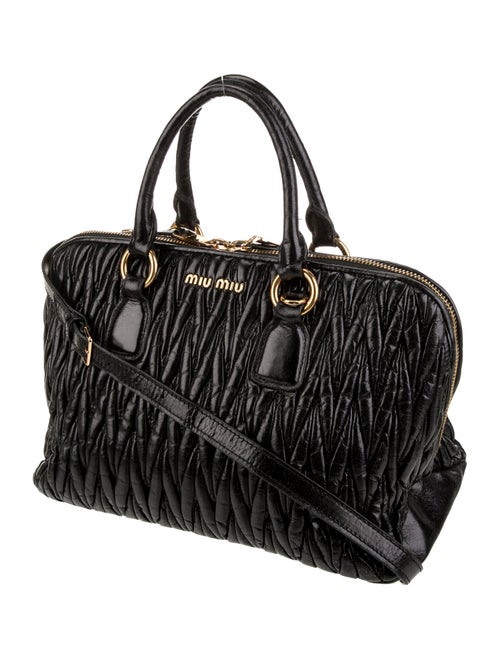 Miu Miu Patent Leather Top Handle Bag