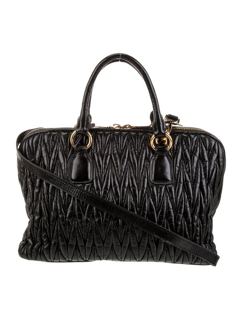 Miu Miu Patent Leather Top Handle Bag