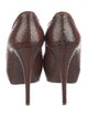 Miu Miu Snakeskin Animal Print Pumps