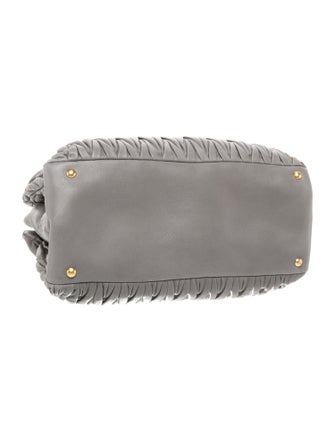 Miu Miu Leather Top Handle Bag