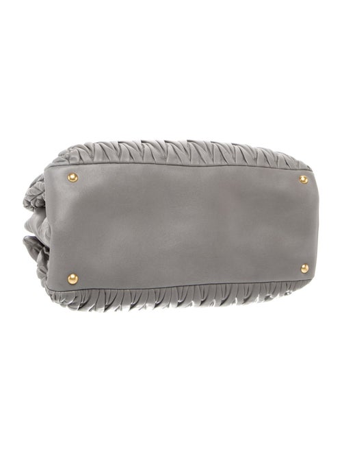 Miu Miu Leather Top Handle Bag