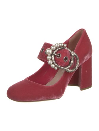 Miu Miu Velvet Pumps