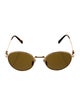 Miu Miu Round Mirrored Sunglasses