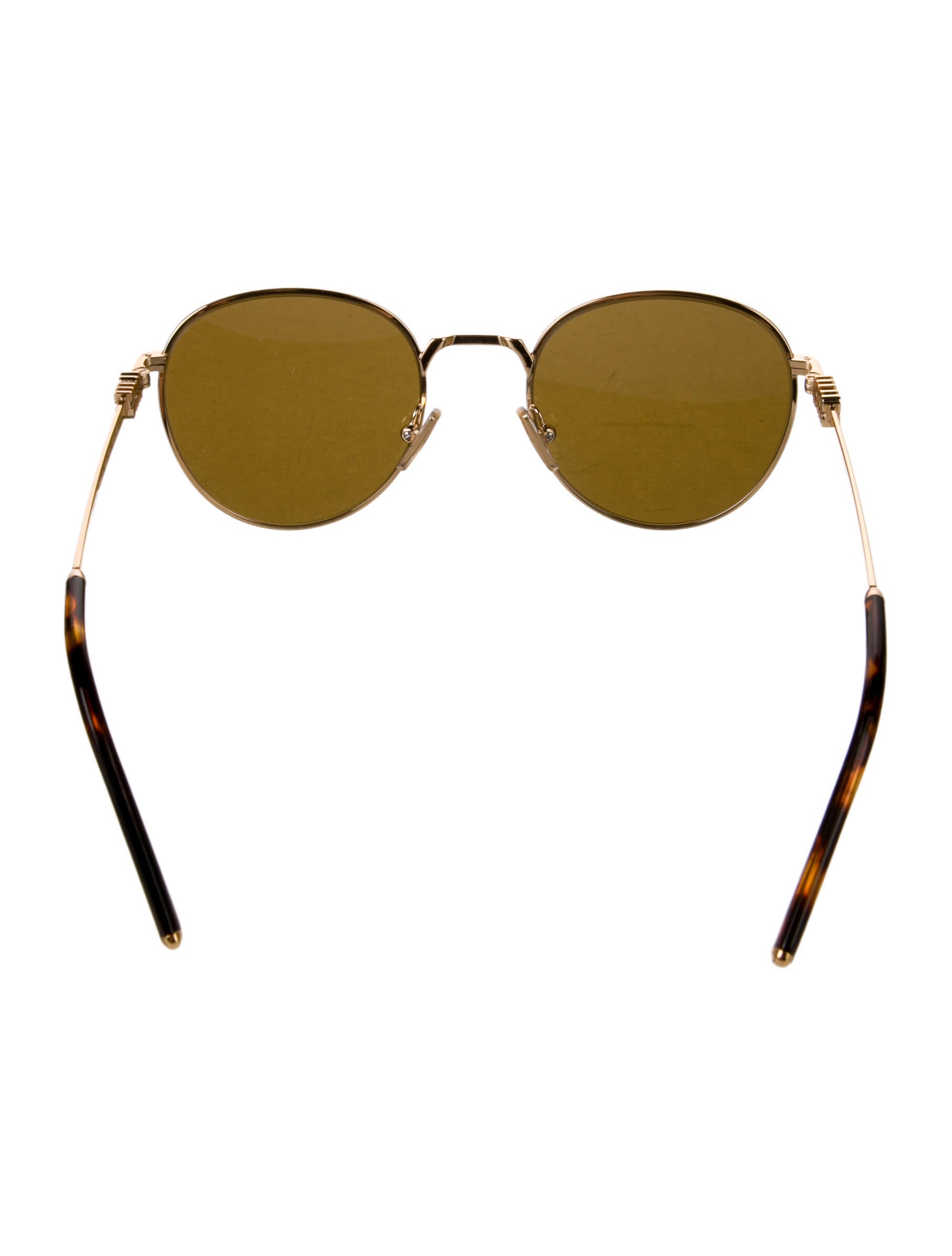 Miu Miu Round Mirrored Sunglasses