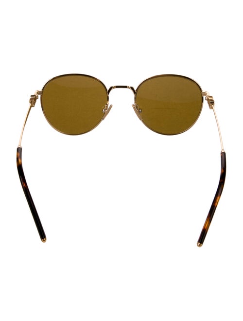 Miu Miu Round Mirrored Sunglasses