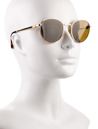 Miu Miu Round Mirrored Sunglasses