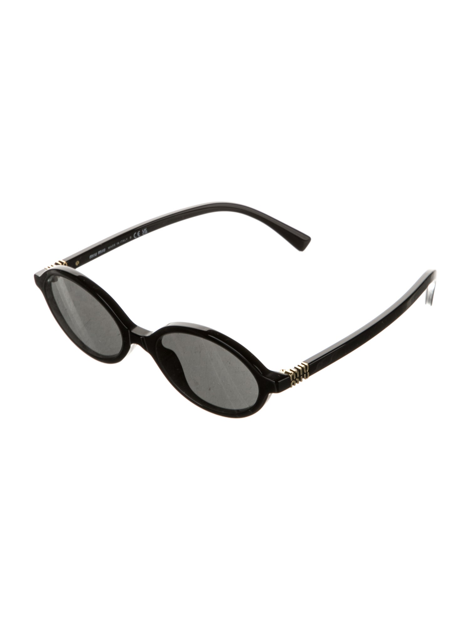 Miu Miu Round Tinted Sunglasses