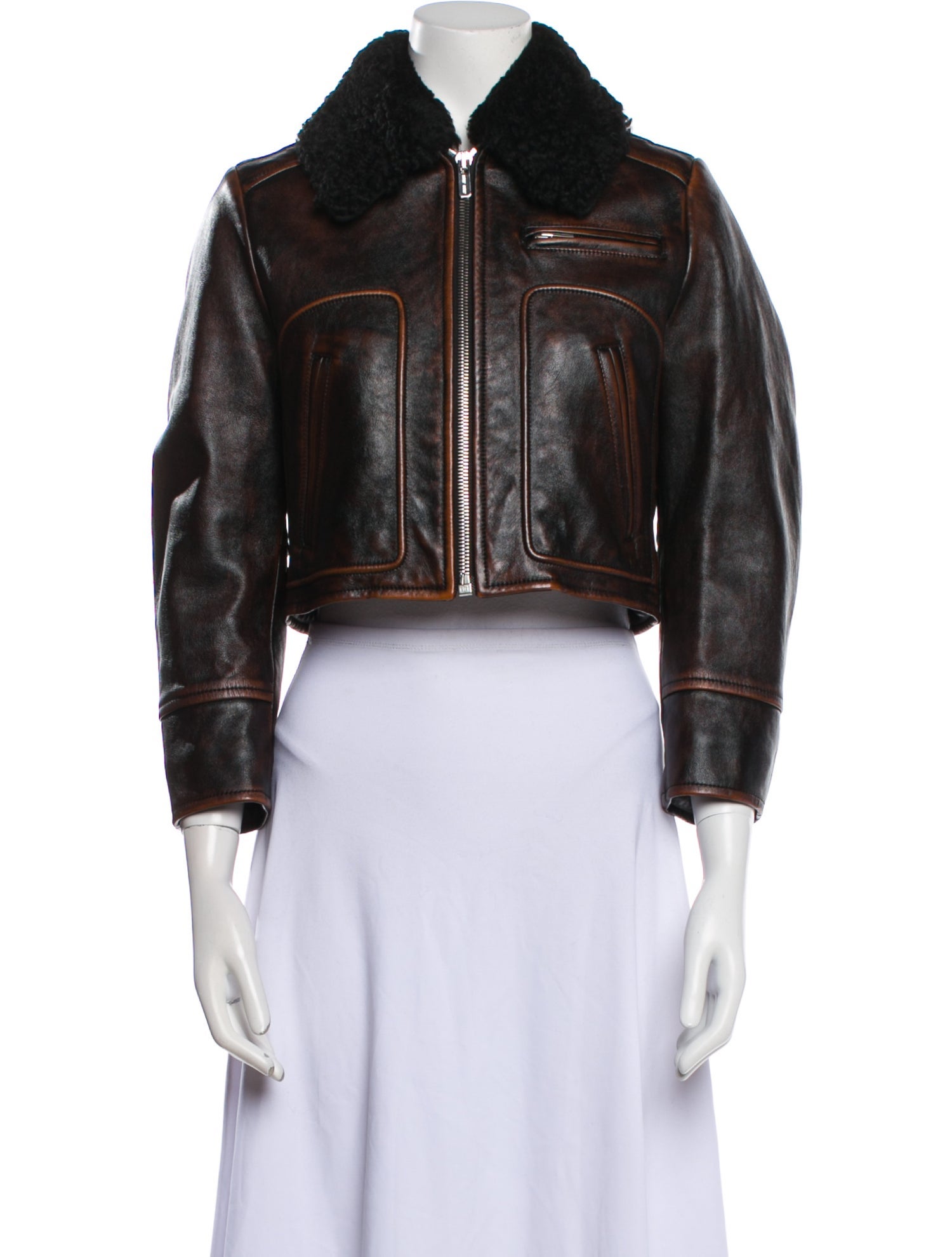 Miu Miu 2022 Leather Biker Jacket