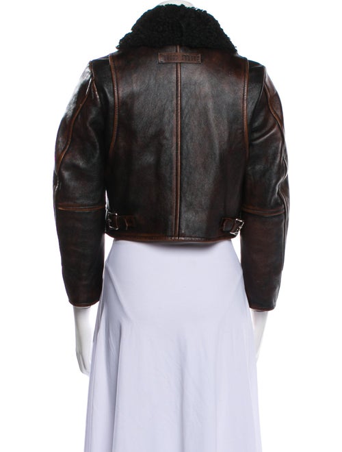 Miu Miu 2022 Leather Biker Jacket