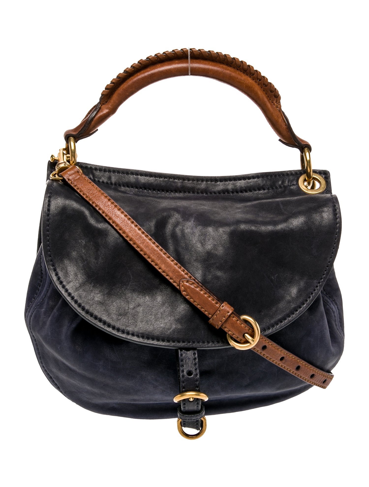 Miu Miu Leather Top Handle Bag