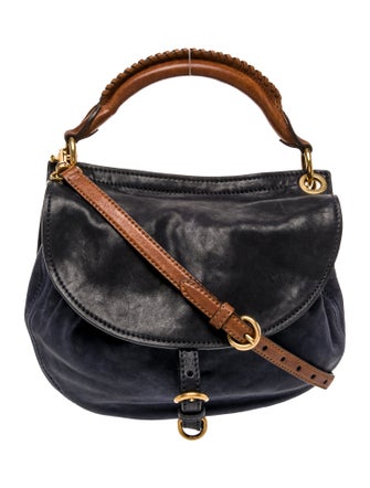 Miu Miu Leather Top Handle Bag