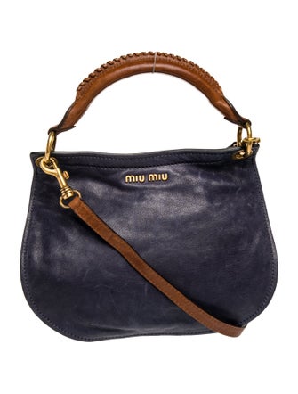 Miu Miu Leather Top Handle Bag