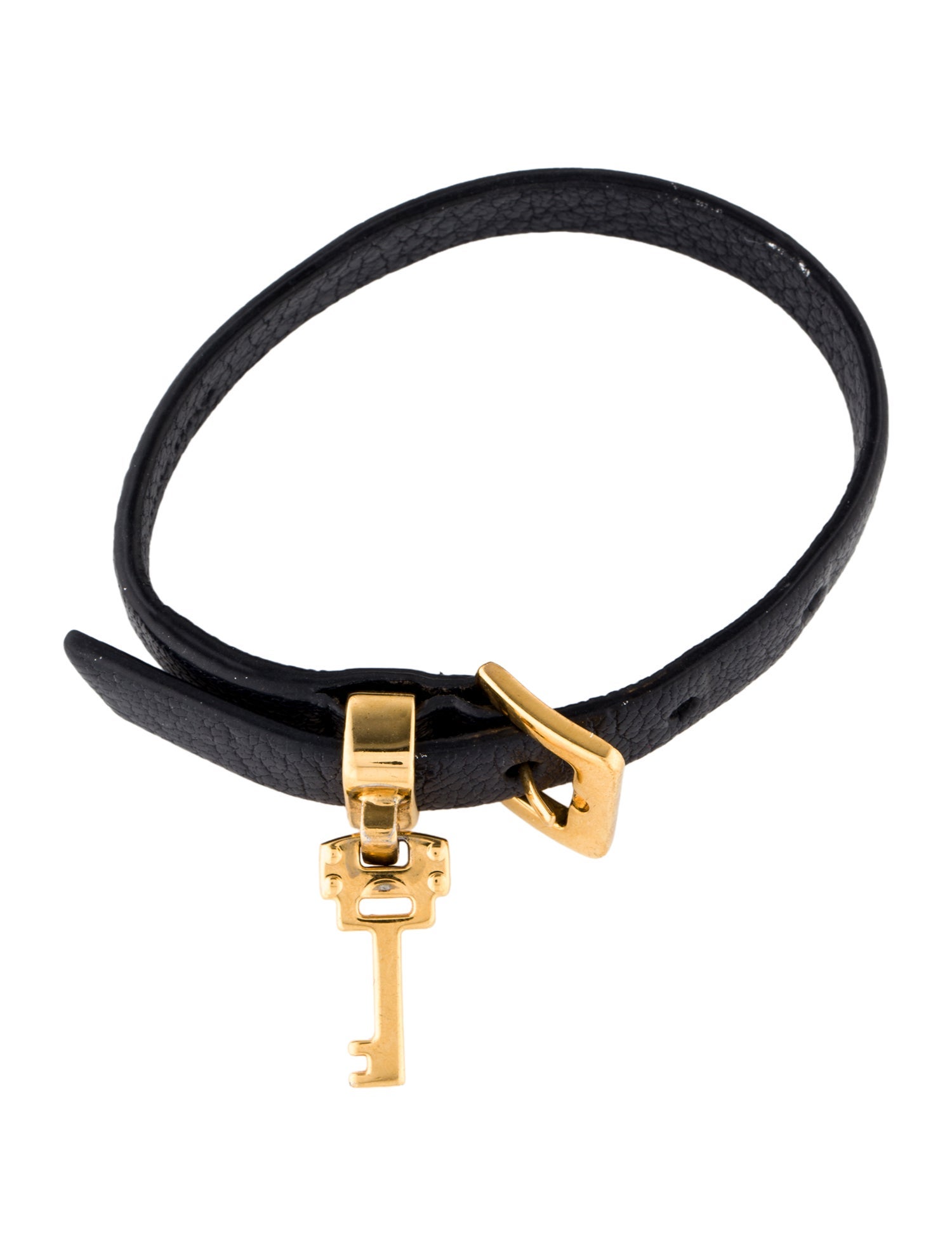 Miu Miu Key Charm Wrap Bracelet