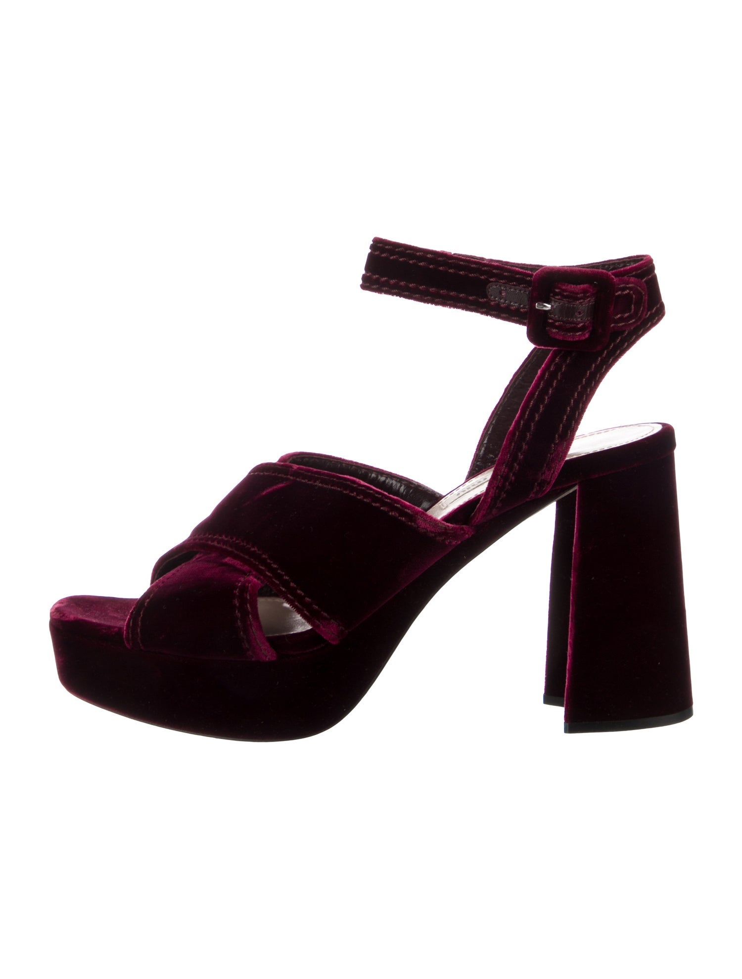 Miu Miu Velvet Sandals