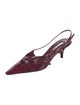 Miu Miu Patent Leather Slingback Pumps