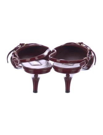 Miu Miu Patent Leather Slingback Pumps