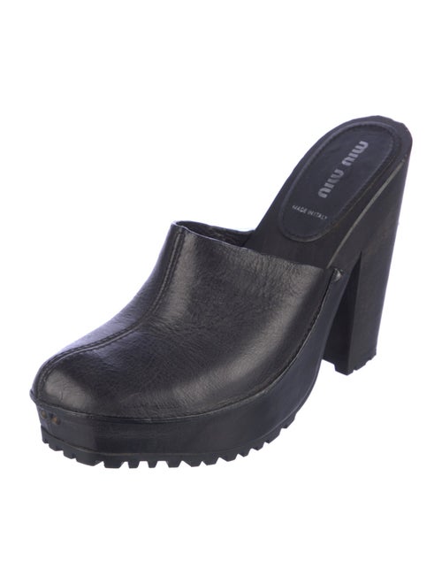 Miu Miu Leather Mules