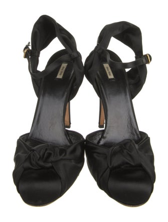 Miu Miu Satin D'Orsay Pumps