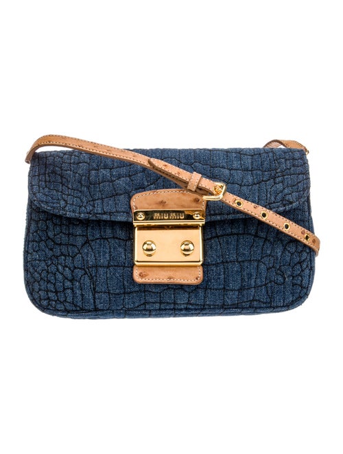 Miu Miu Denim Ricamo