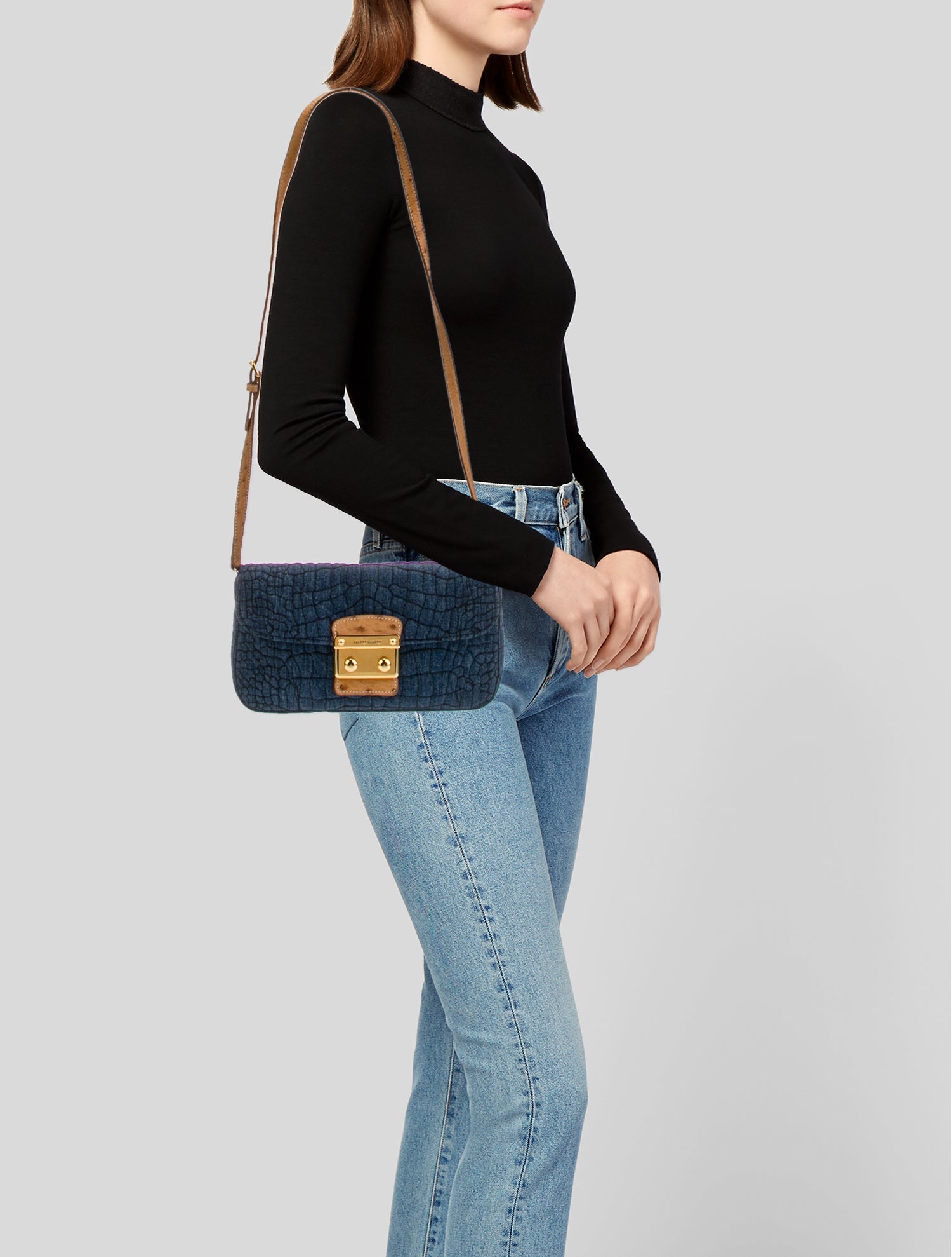 Miu Miu Denim Ricamo