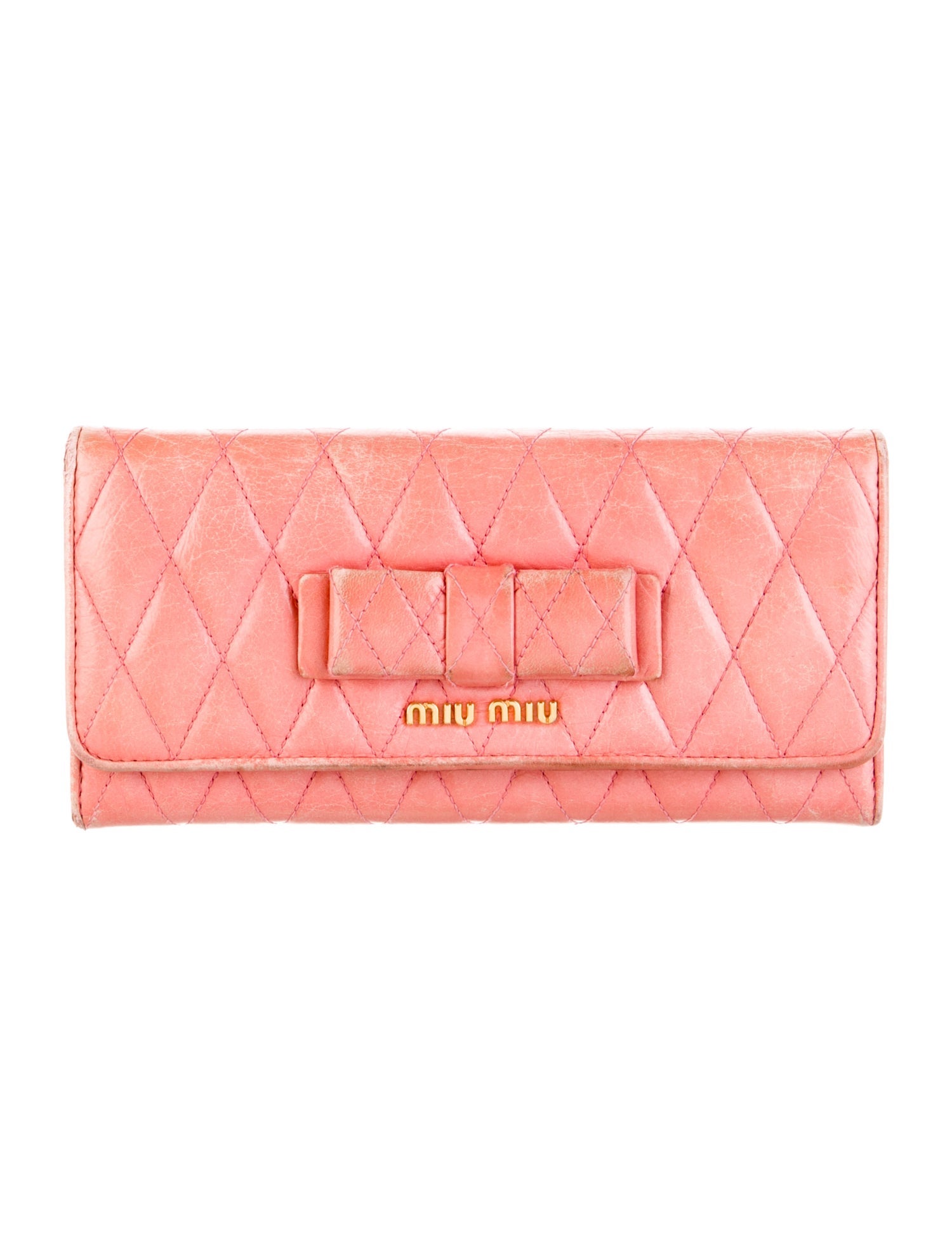 Miu Miu Leather Continental Wallet