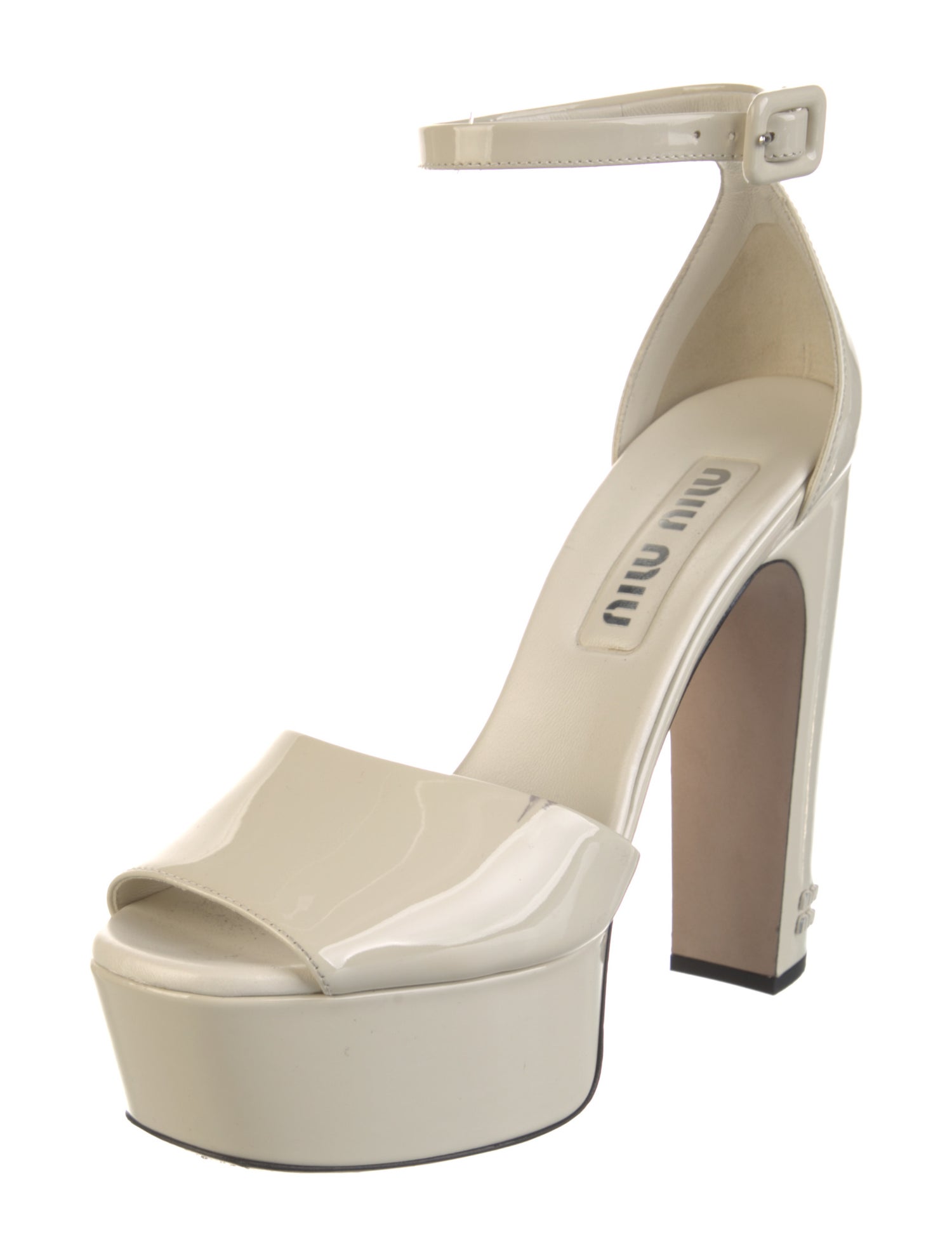 Miu Miu Patent Leather Sandals