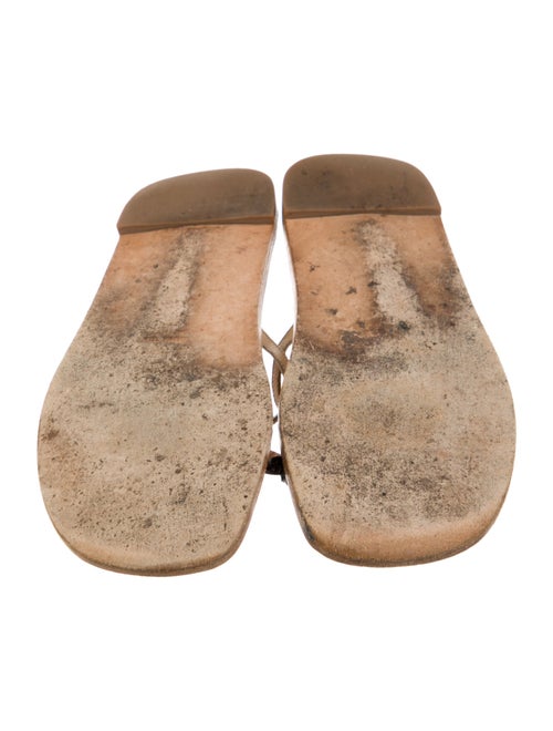 Miu Miu Leather Slides