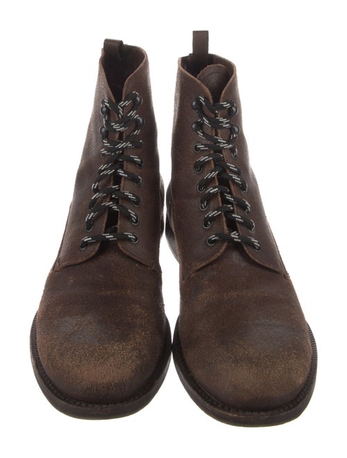 Miu Miu Suede Lace-Up Boots