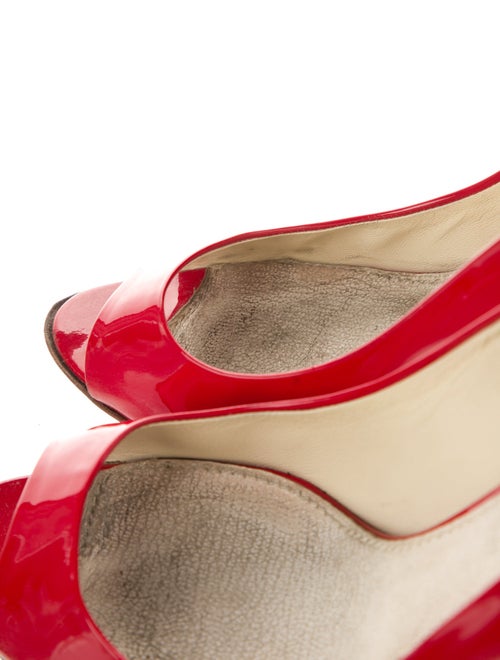 Miu Miu Patent Leather Printed Sandals