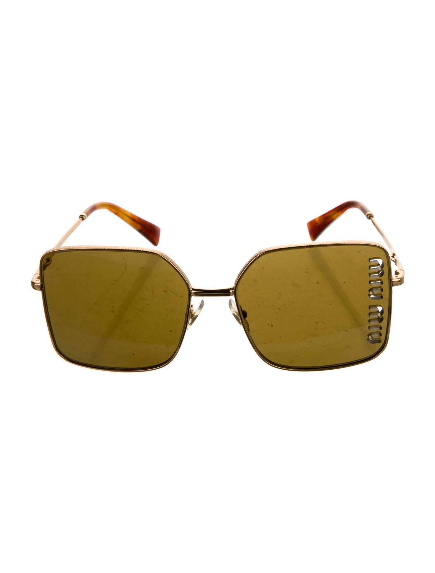 Miu Miu Square Tinted Sunglasses