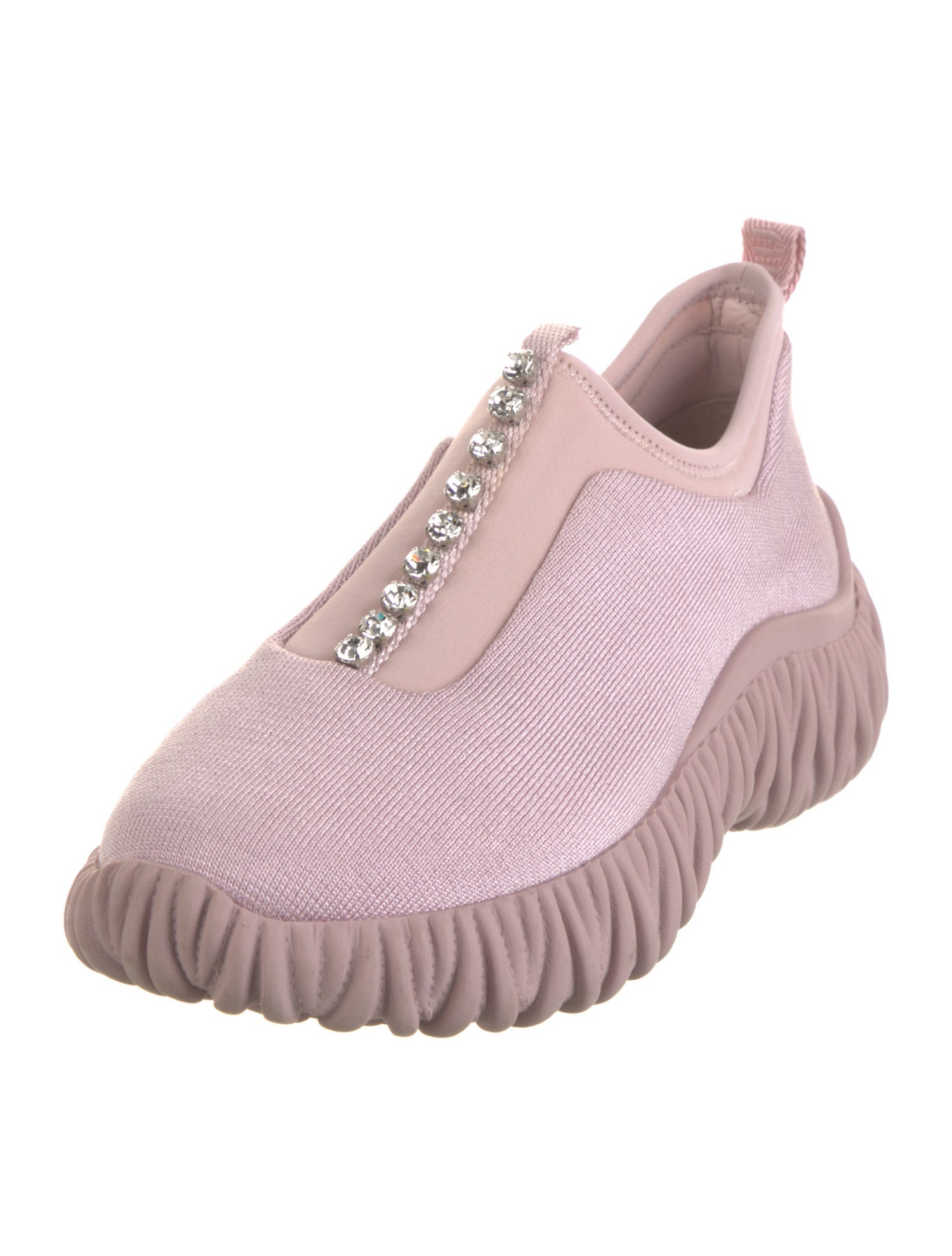 Miu Miu Crystal Embellishments Sneakers