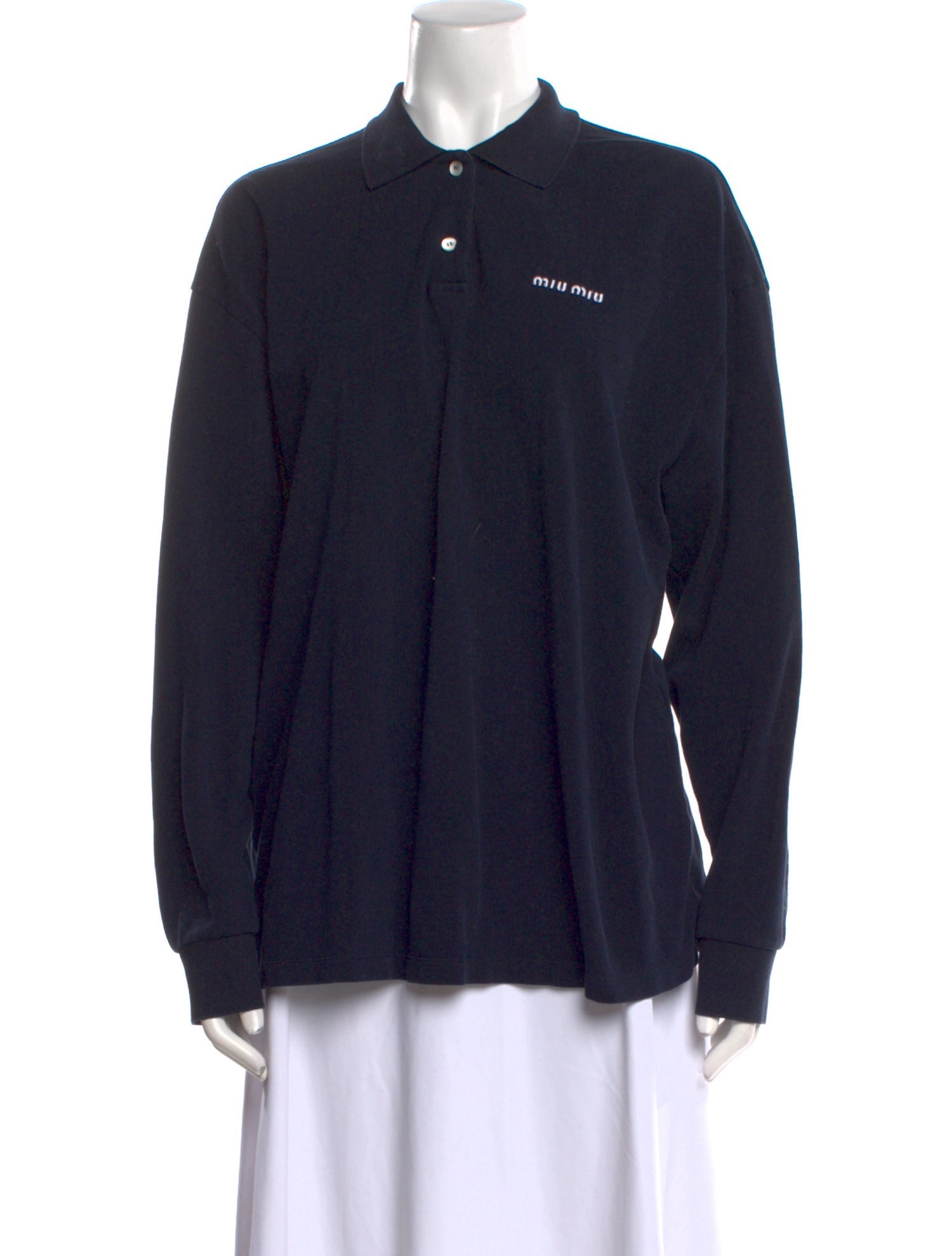 Miu Miu 2024 Long Sleeve Button-Up Top