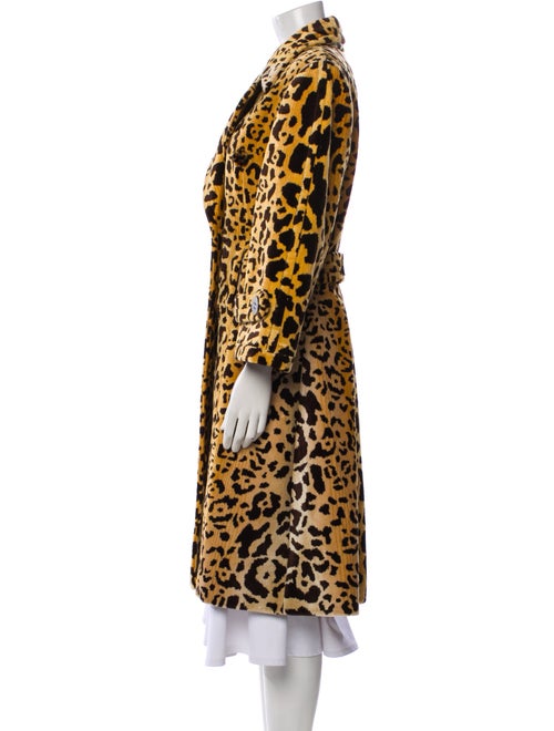 Miu Miu 2020 Animal Print Faux Fur Coat