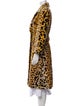 Miu Miu 2020 Animal Print Faux Fur Coat